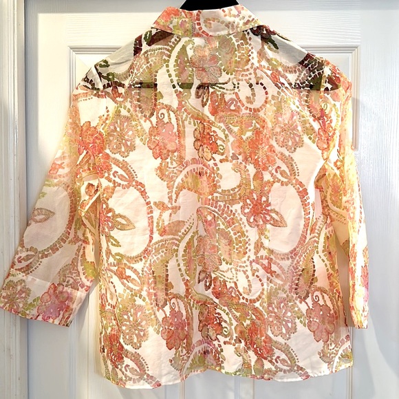 Coldwater Creek button down XL NWOT - Picture 2 of 8